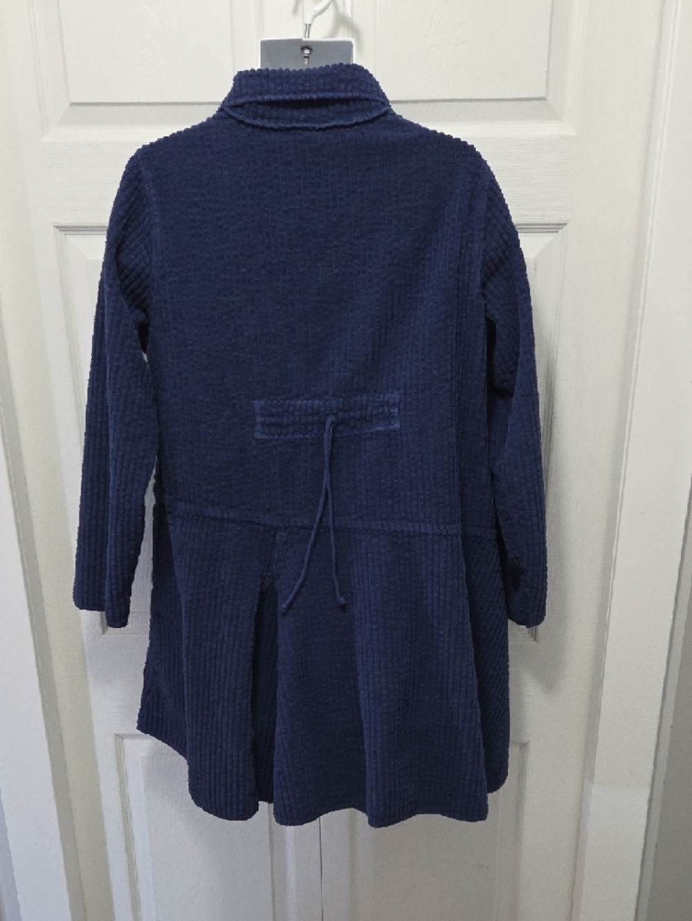 Women's XL Navy Button-Front Jacket - Picture 2 of 5